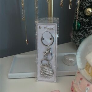 Silver Blingy Purse Purse Charm/Keychain